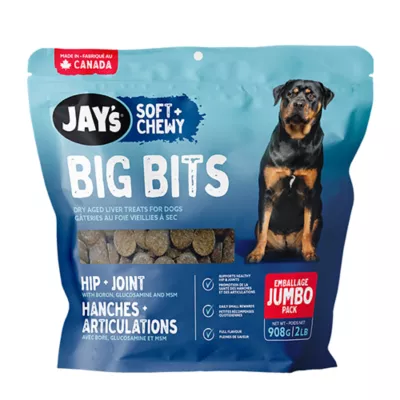 Product JAY'S BIG BITS Dog Treats - Pork Liver, Hip & Joint