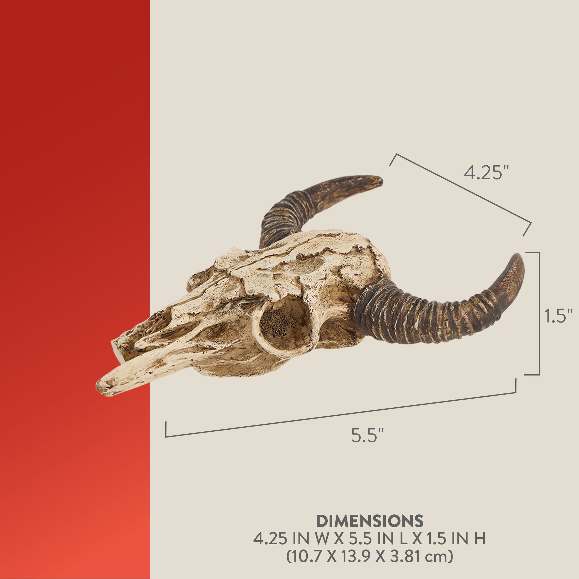Thrive Bull Terrarium Décor - Terrarium Decor - thumbnail 2