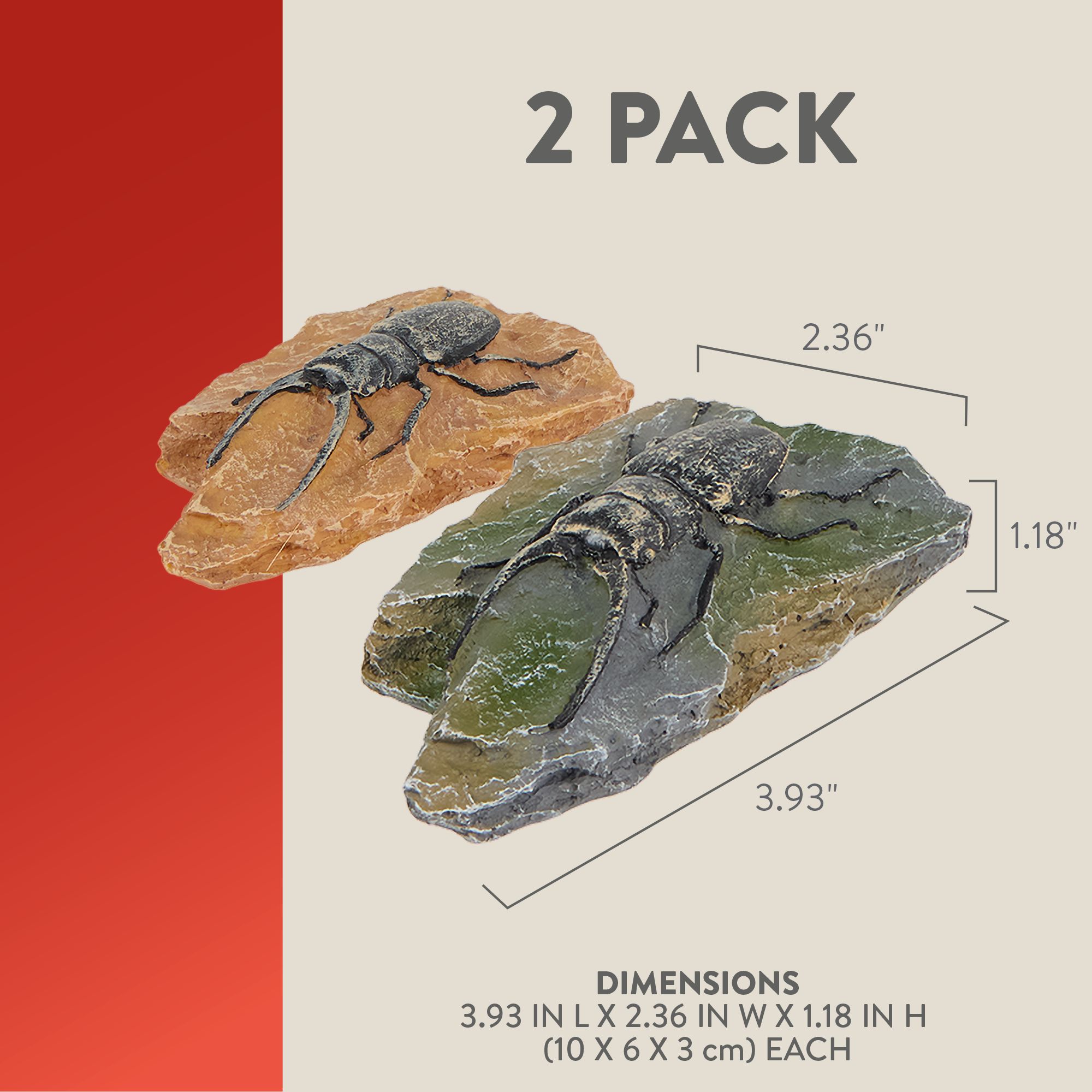 Thrive Beetle Habitat Décor - Terrarium Decor - 2 ct - thumbnail 3
