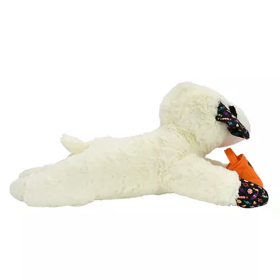 Product Multipet® Jumbo Lamb Chop Holding a Trick Or Treat Bag with Candy Pattern 24"