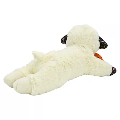 Product Multipet® Jumbo Lamb Chop Holding a Trick Or Treat Bag with Candy Pattern 24"