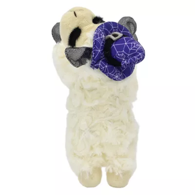 Product Multipet® Halloween Lamb Chop with a Spider Web Witch Hat and Shiny Black Paws and Ears 6"