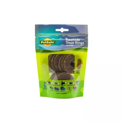 PetSafe® Busy Buddy® Rawhide Rings Dog Treat - Image 1