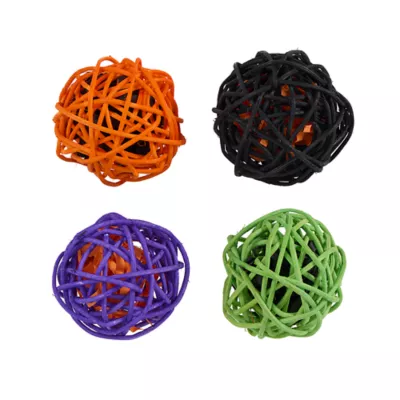 Product Thrills & Chills Small Pet Willow Ball Chews 4 Count