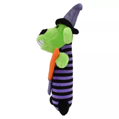 Product Multipet® Halloween Witch Bobo with Shiny Hat and Broom 6"