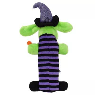 Product Multipet® Halloween Witch Bobo with Shiny Hat and Broom 6"