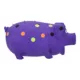 Product Multipet® Halloween Purple Globlet Grunting Pig with Polka Dots 8"
