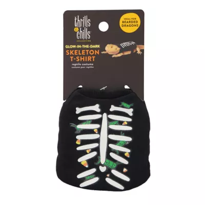 Product Thrills & Chills® Halloween Glow-in-the-Dark Reptile Skeleton T-Shirt