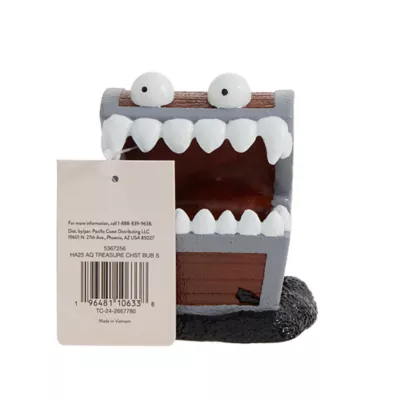 Product Thrills & Chills® Aquarium Treasure Chest Bubbler Decor