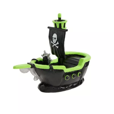 Product Thrills & Chills® Aquarium Pirate Ship Bubbler Decor