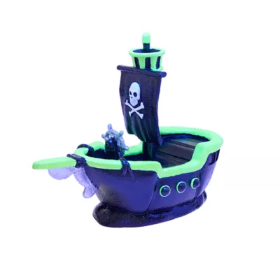 Product Thrills & Chills® Aquarium Pirate Ship Bubbler Decor
