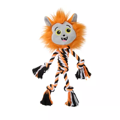 Product Thrills & Chills® Rope with Wolf Plush Squeaker Dog Toy