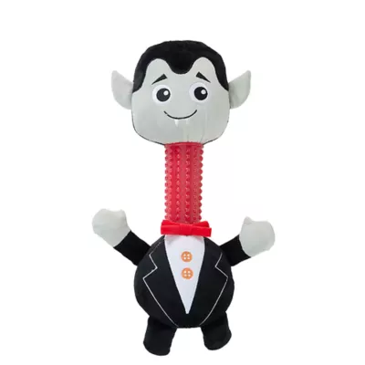 Product Thrills & Chills® Squeaker Long Neck Glow-in-the-Dark Vampire Plush Dog Toy