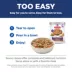 Hill's Science Diet Sensitive Stomach & Skin Adult Wet Dog Food Topper - Turkey & Vegetables, 2.8 oz image thumbnail 4