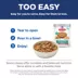 Hill's Science Diet Perfect Weight Adult Wet Dog Food Topper - Vegetables & Salmon, 2.8 oz image thumbnail 4