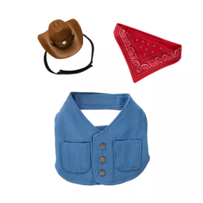 Product Thrills & Chills Small Pet Cowboy Costume