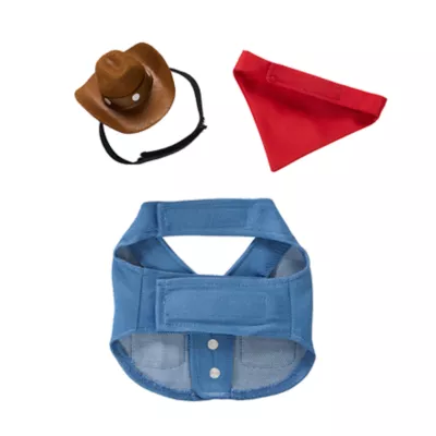 Product Thrills & Chills Small Pet Cowboy Costume