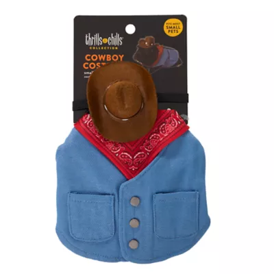 Product Thrills & Chills Small Pet Cowboy Costume