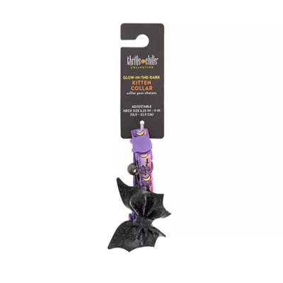 Product Thrills & Chills® Bat Cat Collar