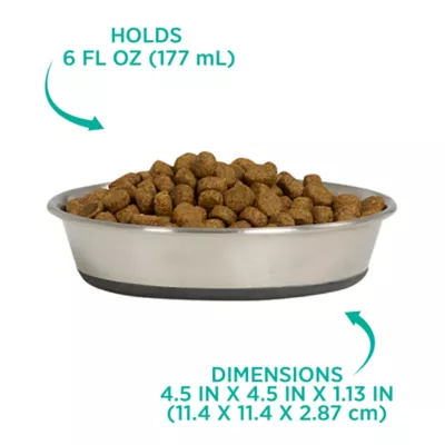 Whisker City® Stainless Steel Cat Saucer - Image 4