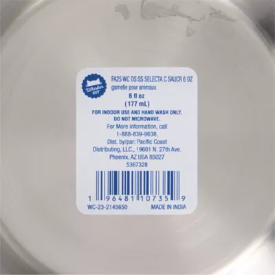 Whisker City® Stainless Steel Cat Saucer - Image 6