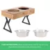Top Paw® Adjustable BPA Free Double Diner with 2 Bowls image thumbnail 3