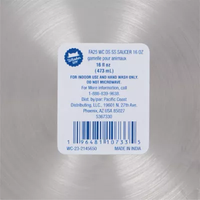 Whisker City® Stainless Steel Cat Saucer - Image 6