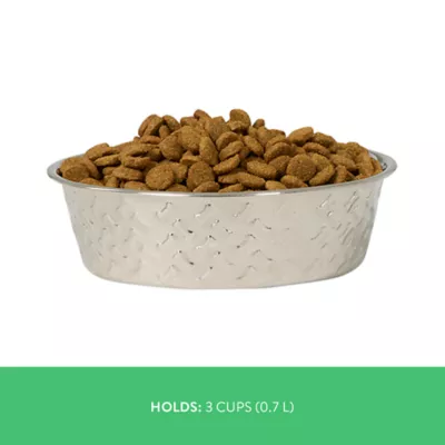 Top Paw® Embossed Bone Dog Bowl - Image 4