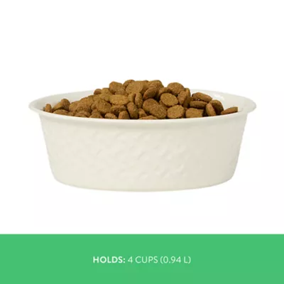 Top Paw® Embossed Bone Dog Bowl - Image 4