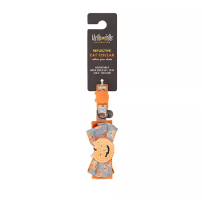 Product Thrills & Chills® Pumpkin Bow Cat Collar