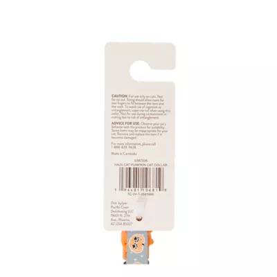 Product Thrills & Chills® Pumpkin Bow Cat Collar