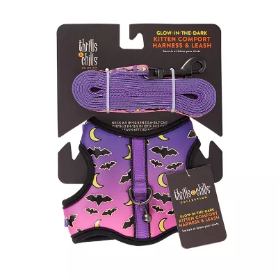 Product Thrills & Chills® Halloween Cat and Bat Kitten Harness