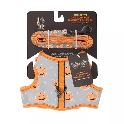 Product Thrills & Chills® Pumpkin Cat Harness