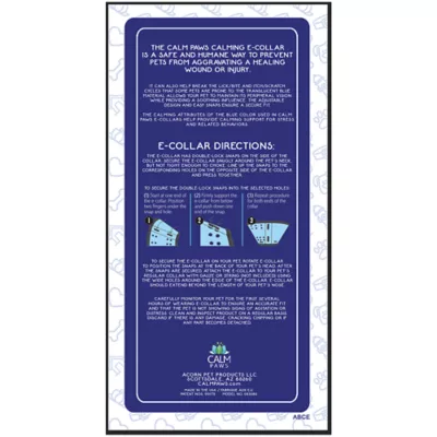 Product Calm Paws CALMING E-Collar, Blue