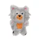 Product Thrills & Chills® Flattie Wolf Dog Toy with Squeaker & Crinkly Sounds