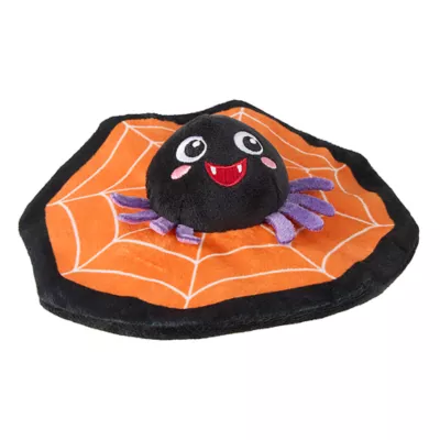 Product Thrills & Chills® Flattie Spider Dog Toy with Squeaker & Crinkly Sounds