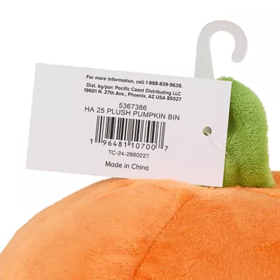 Product Thrills & Chills® Squeaker Plush Pumpkin Dog Toy