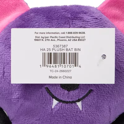 Product Thrills & Chills® Squeaker Plush Bat Dog Toy