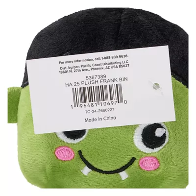 Product Thrills & Chills® Squeaker Plush Frankenstein Dog Toy