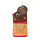 Product Thrills & Chills® Flattie Chocolate Bar Dog Toy with Squeaker & Crinkly Sounds