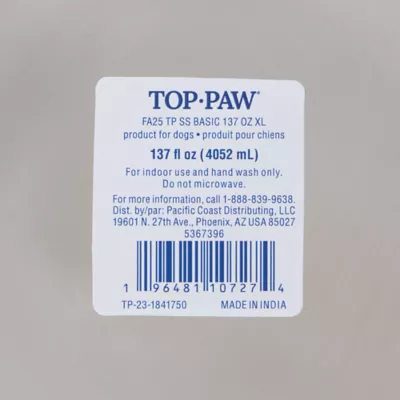 Product Top Paw® Basic Stainless Steel Dog Bowl