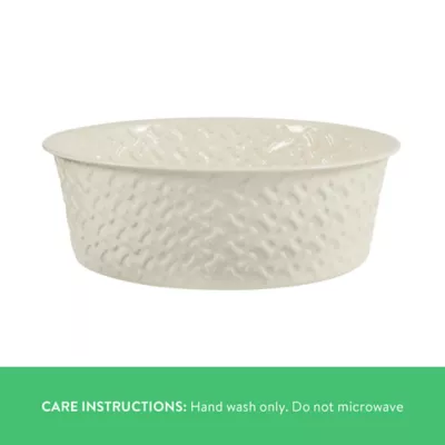 Top Paw® Embossed Bone Dog Bowl - Image 3