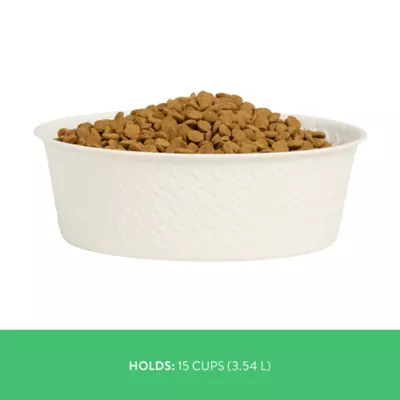 Top Paw® Embossed Bone Dog Bowl - Image 4