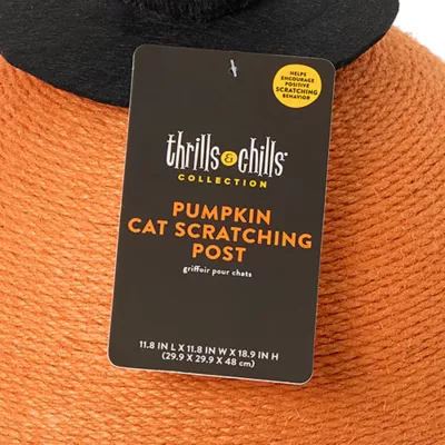 Product Thrills & Chills® Pumpkin Cat Scratcher Cat Toy