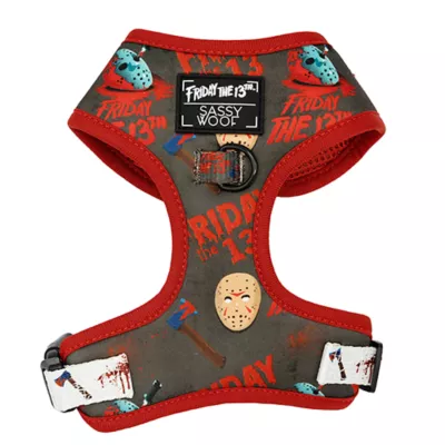 Product Sassy Woof Friday Halloween Adjustable Harness
