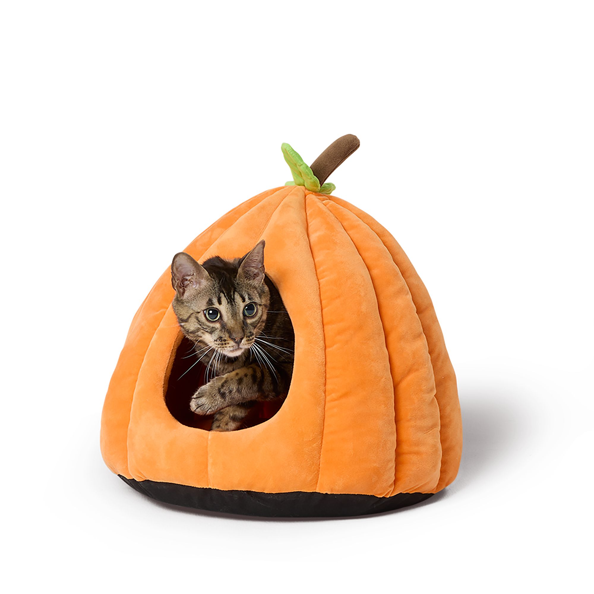 Thrills Chills® Pumpkin Hut Scratcher for Cats