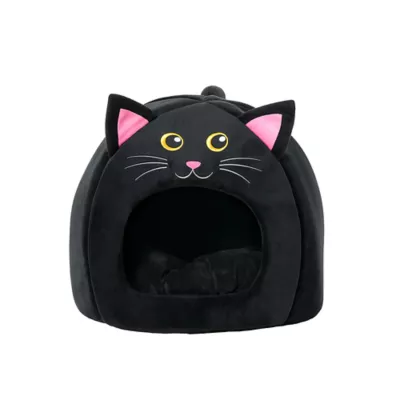 Product Thrills & Chills® Black Cat Hut with Scratcher