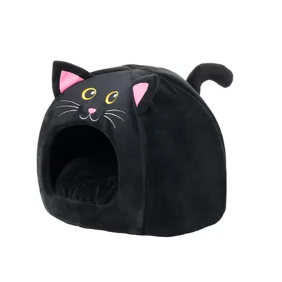 Product Thrills & Chills® Black Cat Hut with Scratcher