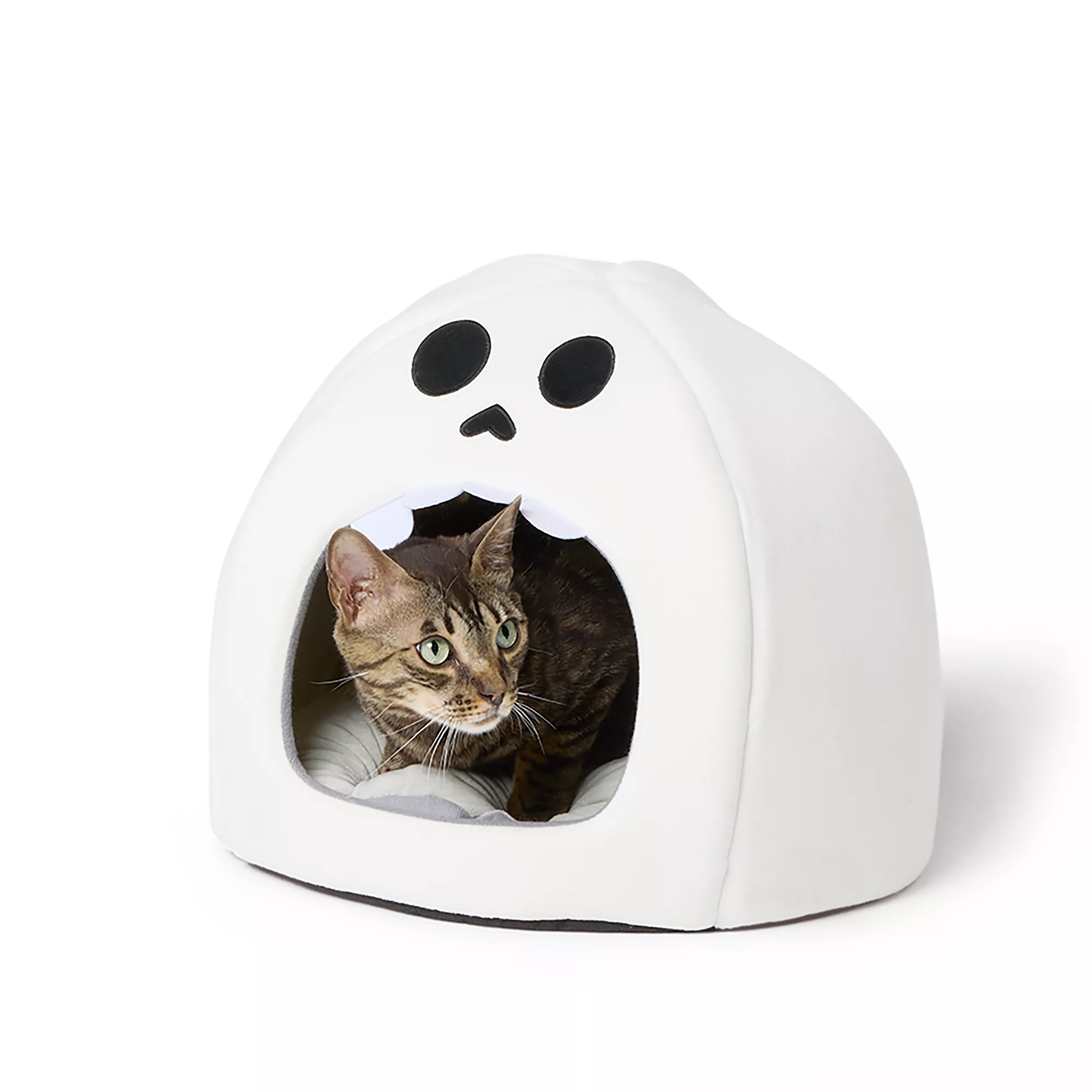 Thrills & Chills® Skeleton Hut with Scratcher for Cats