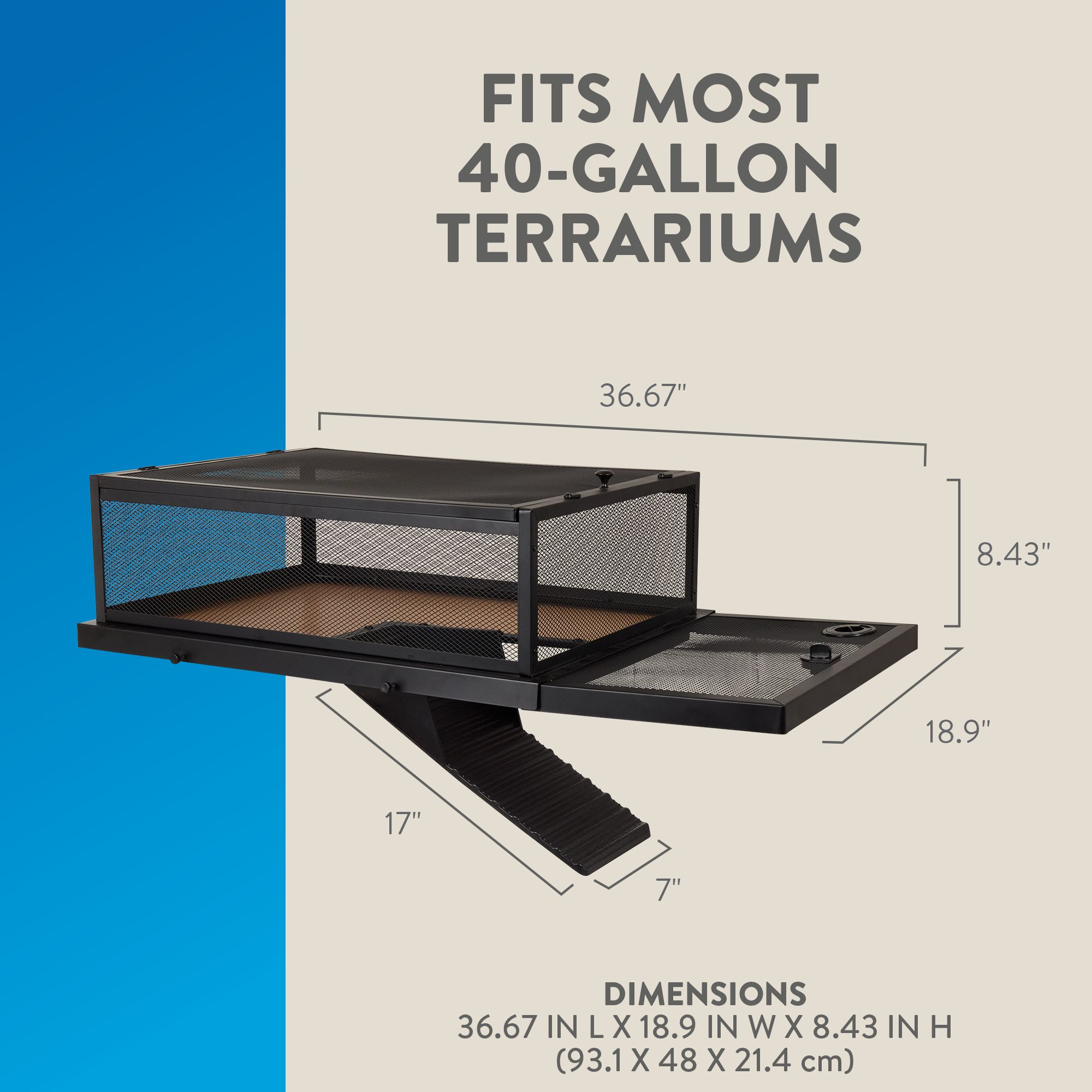 Thrive Terrarium Elevated Turtle Basking Loft - thumbnail 3